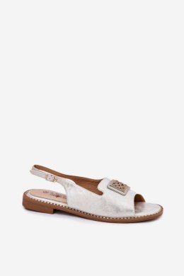 Sandały Model S.Barski KV51-082 Silver - Step in style Step in style