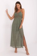 Sukienka Model MI-SK-88191.63 Khaki - Italy Moda Italy Moda Sukienka Model MI-SK-88191.63 Khaki - Italy Moda Italy Moda