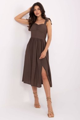 Sukienka Model MI-SK-A1830.69 Dark Brown - Italy Moda Italy Moda