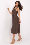 Sukienka Model MI-SK-A1830.69 Dark Brown - Italy Moda Italy Moda