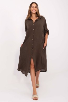 Sukienka Model TW-SK-BI-24135.81 Dark Brown - Och Bella Och Bella