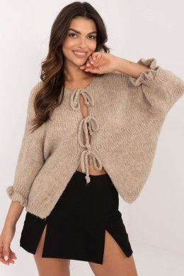 Sweter Damski Model MI-SW-2911.91 Dark Beige - Italy Moda Italy Moda