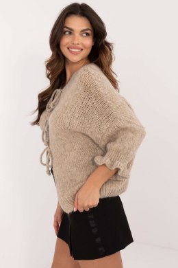 Sweter Damski Model MI-SW-2911.91 Dark Beige - Italy Moda Italy Moda