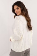 Sweter Damski Model MI-SW-2911.91 Ecru - Italy Moda Italy Moda