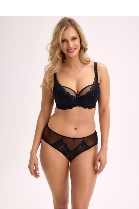Biustonosz Soft Biustonosz Semi-Soft Model Isla 1228 Black - Gaia Gaia Biustonosz Soft Biustonosz Semi-Soft Model Isla 1228 Black - Gaia Gaia