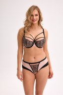 Biustonosz Soft Biustonosz Semi-Soft Model Ivana 1327 Black/Pink - Gaia Gaia