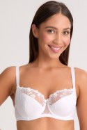 Biustonosz Soft Biustonosz Semi-Soft Model Paris 1302 White - Gaia Gaia Biustonosz Soft Biustonosz Semi-Soft Model Paris 1302 White - Gaia Gaia