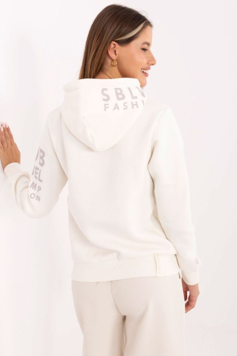 Bluza Damska Model D10600T02690A1NO White - Sublevel Sublevel Bluza Damska Model D10600T02690A1NO White - Sublevel Sublevel