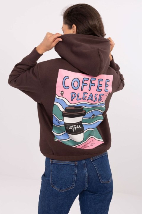 Bluza Damska Model D10608BC02654E Dark Brown - Sublevel Sublevel Bluza Damska Model D10608BC02654E Dark Brown - Sublevel Sublevel