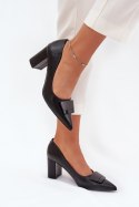 Czółenka Model Celira 55-A36 Black - Step in style Step in style