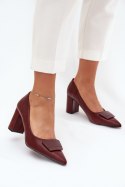 Czółenka Model Celira 55-A36 Bordo - Step in style Step in style Czółenka Model Celira 55-A36 Bordo - Step in style Step in style