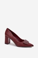 Czółenka Model Celira 55-A36 Bordo - Step in style Step in style Czółenka Model Celira 55-A36 Bordo - Step in style Step in style