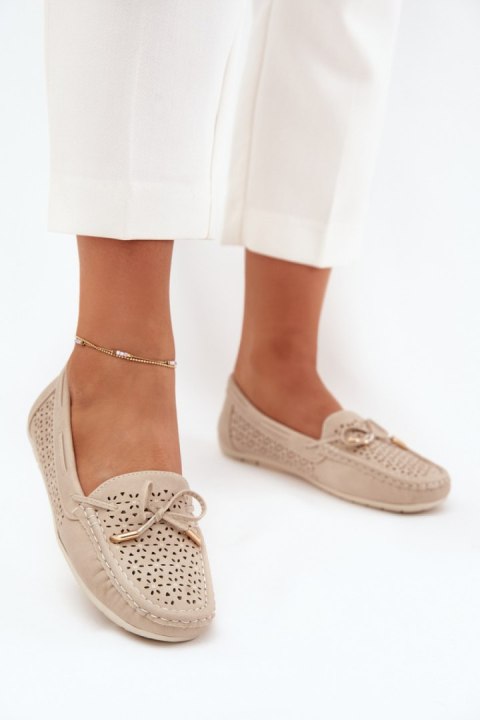 Mokasyny Model Mirisa VG250 Beige - Step in style Step in style Mokasyny Model Mirisa VG250 Beige - Step in style Step in style