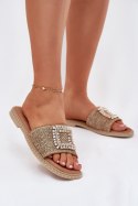 Sandał Klapki Model Artiker 56C1337 Beige - Step in style Step in style