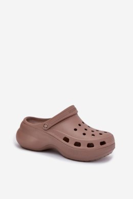 Sandał Klapki Model Big Star RR274A121 Dark Beige - Step in style Step in style