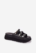 Sandał Klapki Model Nimiotte H-11 Black - Step in style Step in style