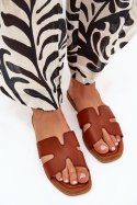 Sandał Klapki Model Salyra WD303 Camel - Step in style Step in style