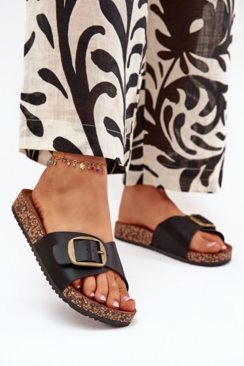 Sandał Klapki Model Vianara WD300 Black - Step in style Step in style