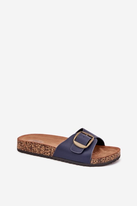 Sandał Klapki Model Vianara WD300 Navy - Step in style Step in style Sandał Klapki Model Vianara WD300 Navy - Step in style Step in style