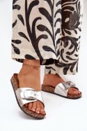Sandał Klapki Model Vianara WD300 Silver - Step in style Step in style