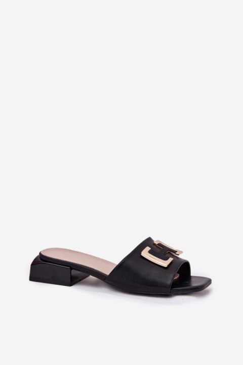 Sandał Klapki Model Vinceza 62229 Black - Step in style Step in style Sandał Klapki Model Vinceza 62229 Black - Step in style Step in style