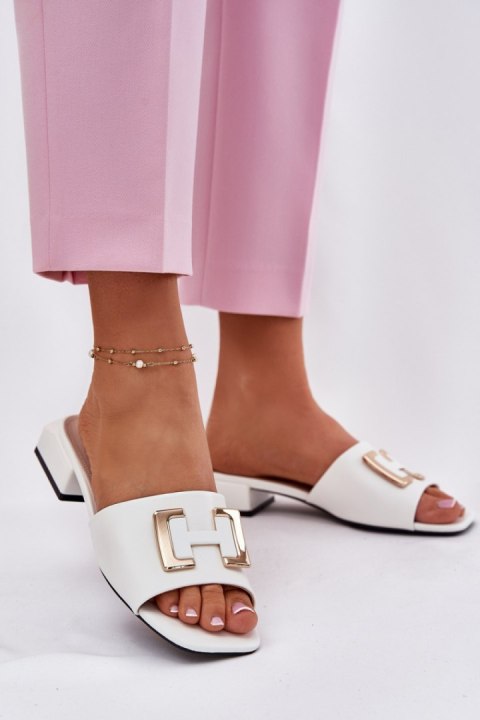 Sandał Klapki Model Vinceza 62229 White - Step in style Step in style