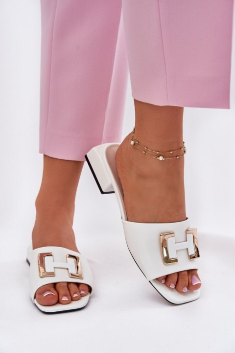 Sandał Klapki Model Vinceza 62229 White - Step in style Step in style Sandał Klapki Model Vinceza 62229 White - Step in style Step in style