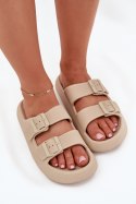 Sandał Klapki Model Vinceza 76056 Beige - Step in style Step in style