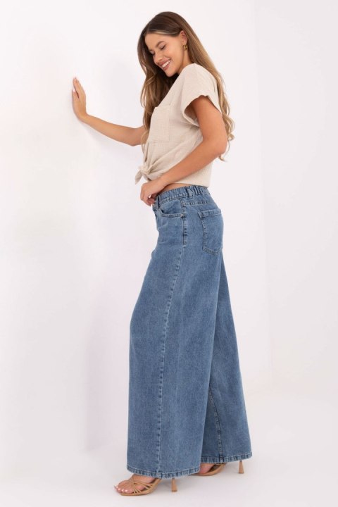 Spodnie Jeansy Damskie Model D80023BG62551M311 Blue - Sublevel Sublevel Spodnie Jeansy Damskie Model D80023BG62551M311 Blue - Sublevel Sublevel
