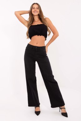 Spodnie Jeansy Damskie Model D85083BI62544B155 Black - Sublevel Sublevel
