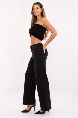Spodnie Jeansy Damskie Model D85083BI62544B155 Black - Sublevel Sublevel