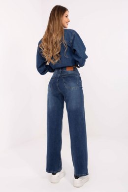 Spodnie Jeansy Damskie Model D85083BI62544D295 Dark Blue - Sublevel Sublevel