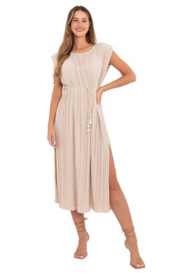 Sukienka Model DHJ-SK-21309.96 Beige - Italy Moda Italy Moda