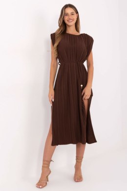 Sukienka Model DHJ-SK-21309.96 Dark Brown - Italy Moda Italy Moda
