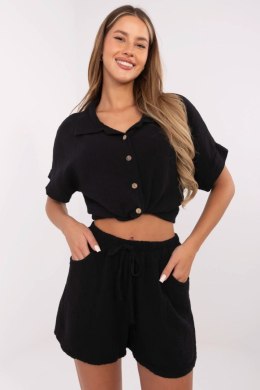 Szorty Damski Model MO-SN-9717.95 Black - Italy Moda Italy Moda