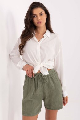 Szorty Damski Model MO-SN-9717.95 Khaki - Italy Moda Italy Moda