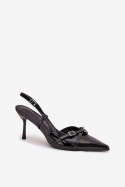 Szpilki Model Ravira QQ-201 Black - Step in style Step in style Szpilki Model Ravira QQ-201 Black - Step in style Step in style