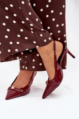 Szpilki Model Vivae P-1457 Bordo - Step in style Step in style