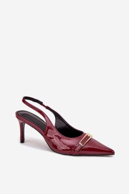 Szpilki Model Vivae P-1457 Bordo - Step in style Step in style