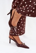 Szpilki Model Vivae P-1457 Czekolada - Step in style Step in style Szpilki Model Vivae P-1457 Czekolada - Step in style Step in style