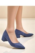 Czółenka Model Bosanna 2683 Light Blue - PRIMO PRIMO Czółenka Model Bosanna 2683 Light Blue - PRIMO PRIMO