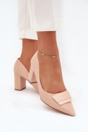 Czółenka Model Celira 55-A36 Beige - Step in style Step in style