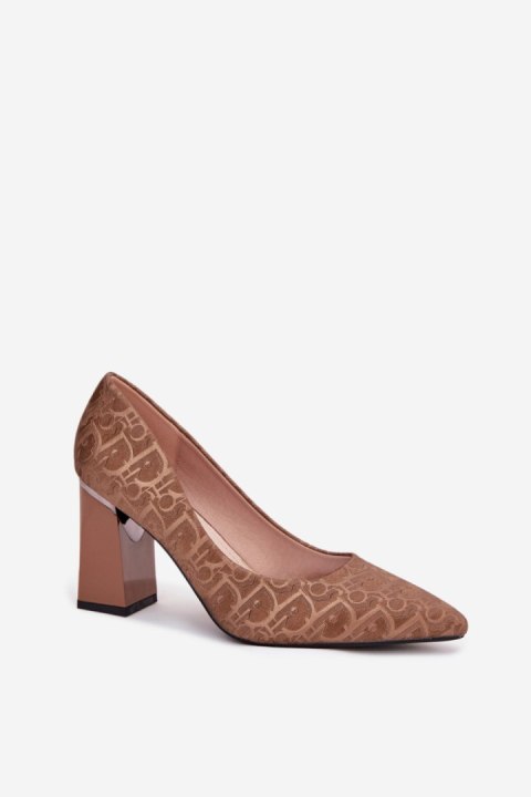 Czółenka Model Vinceza 62254 Brown - Step in style Step in style Czółenka Model Vinceza 62254 Brown - Step in style Step in style