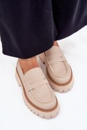 Mokasyny Model Big Star NN274050 Beige - Step in style Step in style