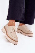 Półbuty Model Big Star NN274053 Beige - Step in style Step in style