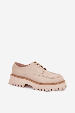 Półbuty Model Big Star NN274053 Beige - Step in style Step in style