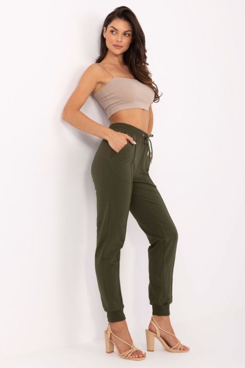 Spodnie Dresowe Model CLM-DR-1275.30 Khaki - Factory Price Factory Price Spodnie Dresowe Model CLM-DR-1275.30 Khaki - Factory Price Factory Price