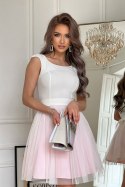 Sukienka Model 283-32 Ecru/Pink - Bicotone Bicotone Sukienka Model 283-32 Ecru/Pink - Bicotone Bicotone