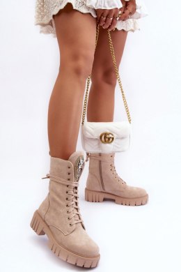 Workery Model Marx DA103P Beige Zamsz - Step in style Step in style
