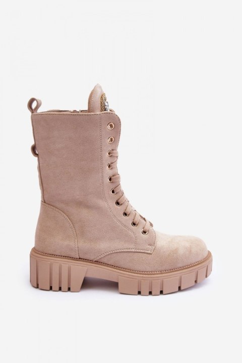 Workery Model Marx DA103P Beige Zamsz - Step in style Step in style Workery Model Marx DA103P Beige Zamsz - Step in style Step in style